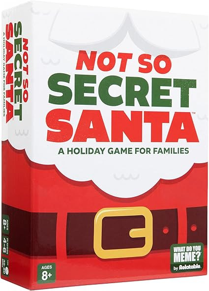 Not So Secret Santa Holiday Card Game by Relatable, Fun Game for Family Reunions or Christmas Par... | Amazon (US)