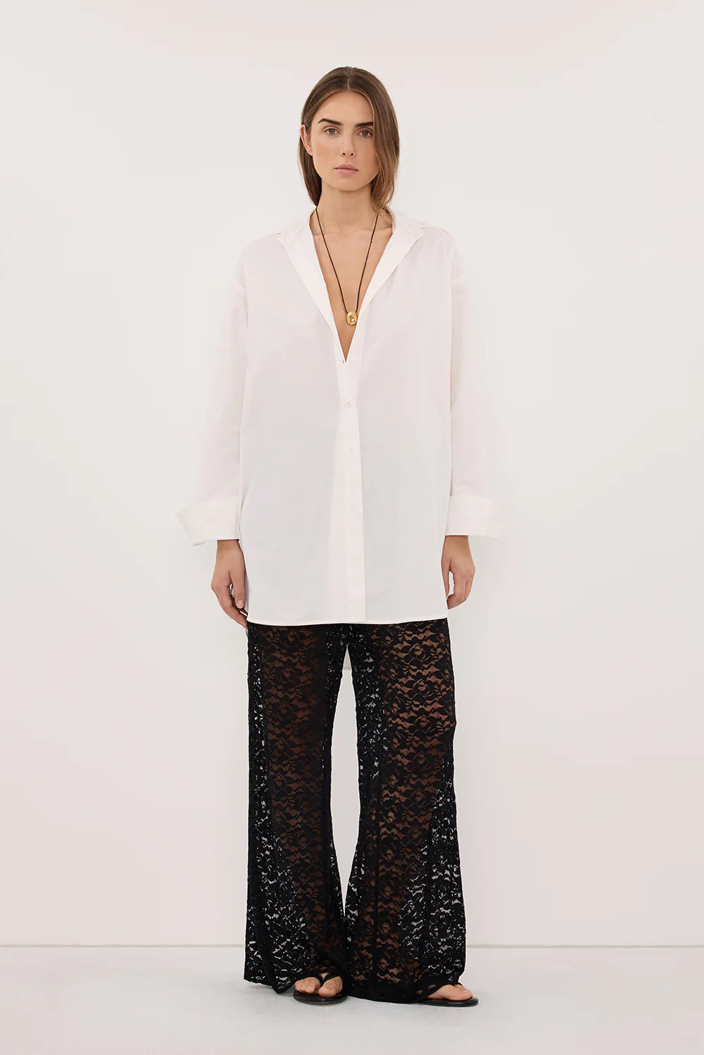 WILLA BLACK LACE PANT | DISSH