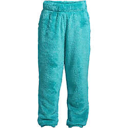 Girls Fuzzy Fleece Joggers | Lands' End (US)