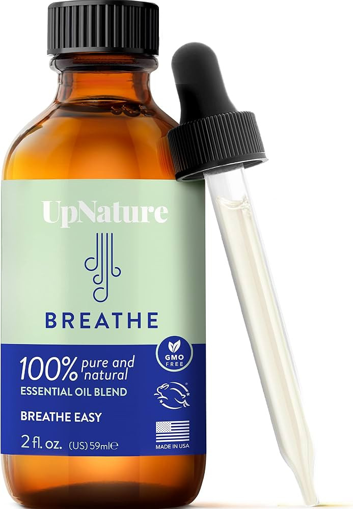 Breathe Essential Oil Blend 2 OZ – Breathe Easy for Allergy, Sinus, Cough and Congestion Relief... | Amazon (US)