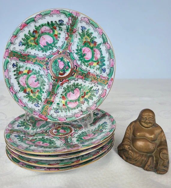 Vintage Canton Rose Medallion Bread & Butter Plate 7 | Etsy | Etsy (US)