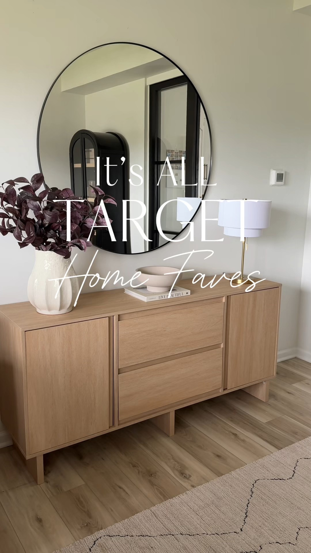 Sharing a round up of Target home decor and furniture and some of my new fall faves!
The nesting tables are both the natural color.
I have 4 purple stems in the vase.

#LTKHome