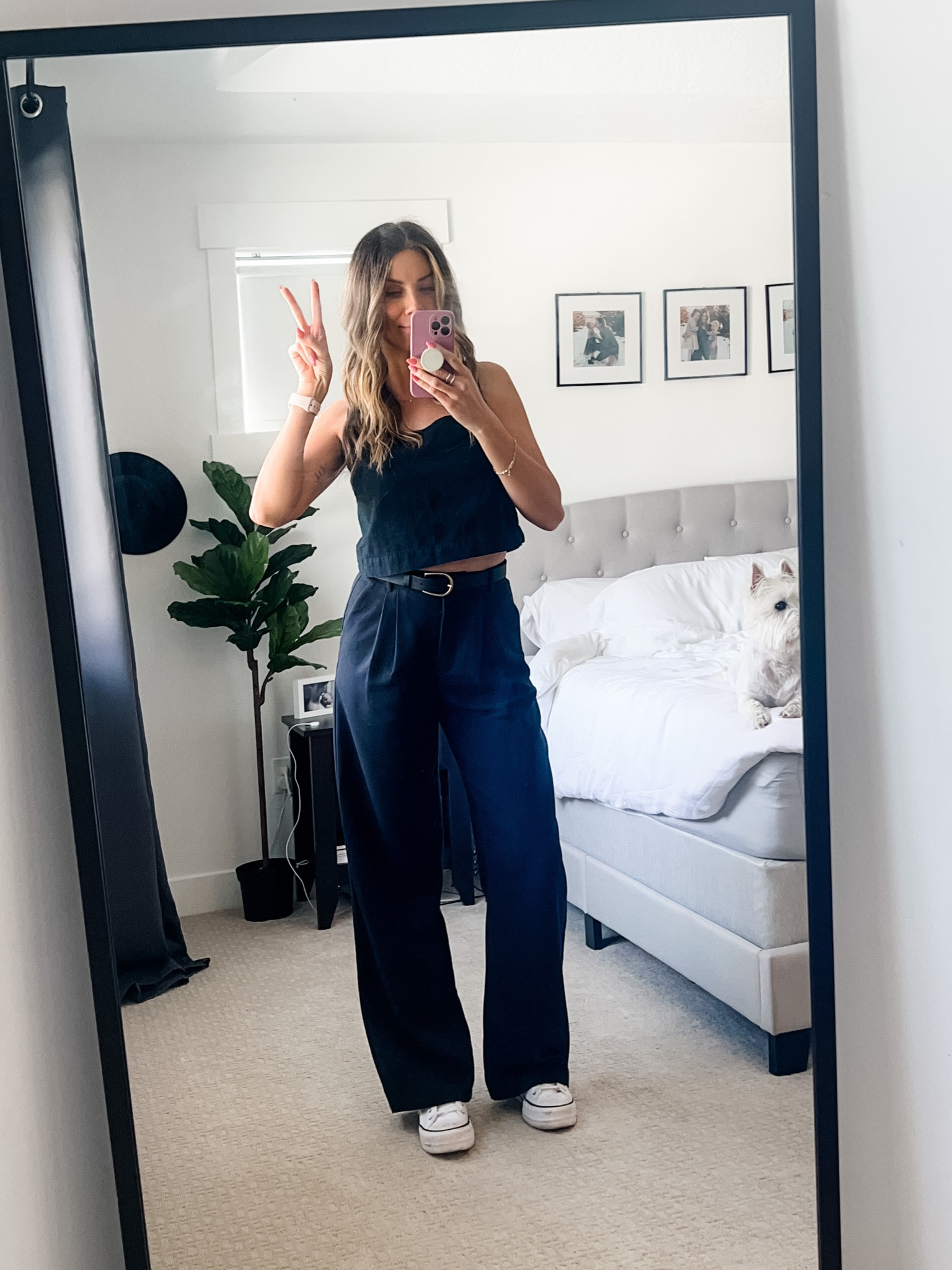 OOTD for work today. Love this look with converse or for a more dressed up look, style with stilettos or strapy sandals.  

#momstyle #workingmom 

#LTKstyletip #LTKworkwear #LTKunder100