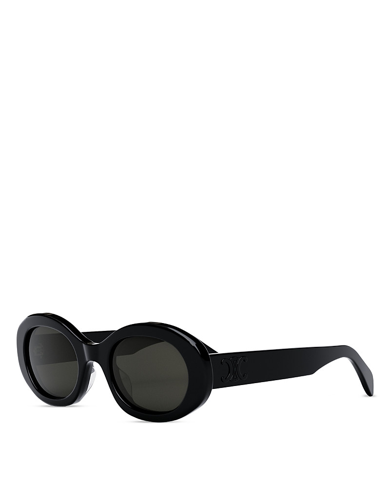 Celine Triomphe Oval Sunglasses, 52mm | Bloomingdale's (US)