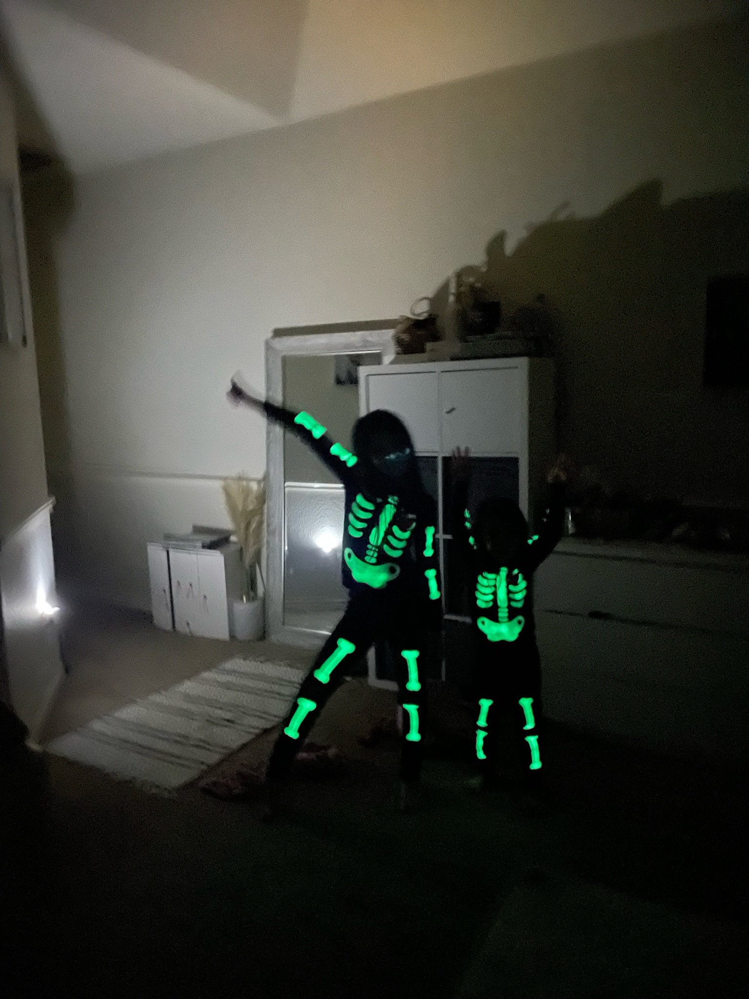 Glow in the dark skeleton Halloween pajamas 

#LTKfindsunder50 #LTKfamily #LTKkids