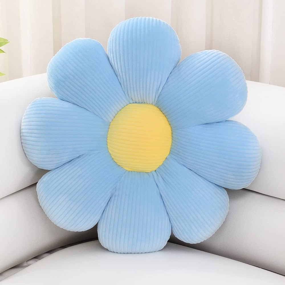 Sioloc Flower Pillow,Flower Shaped Throw Pillow Butt Cushion Flower Floor Pillow,Seating Cushion,... | Amazon (US)
