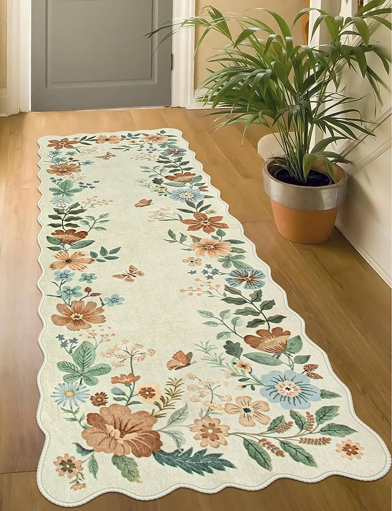 This item:  Lahome Floral Kitchen Runner Rug, 2X6 Rug Runners for Hallways Non Slip Ultra-Thin So... | Amazon (US)