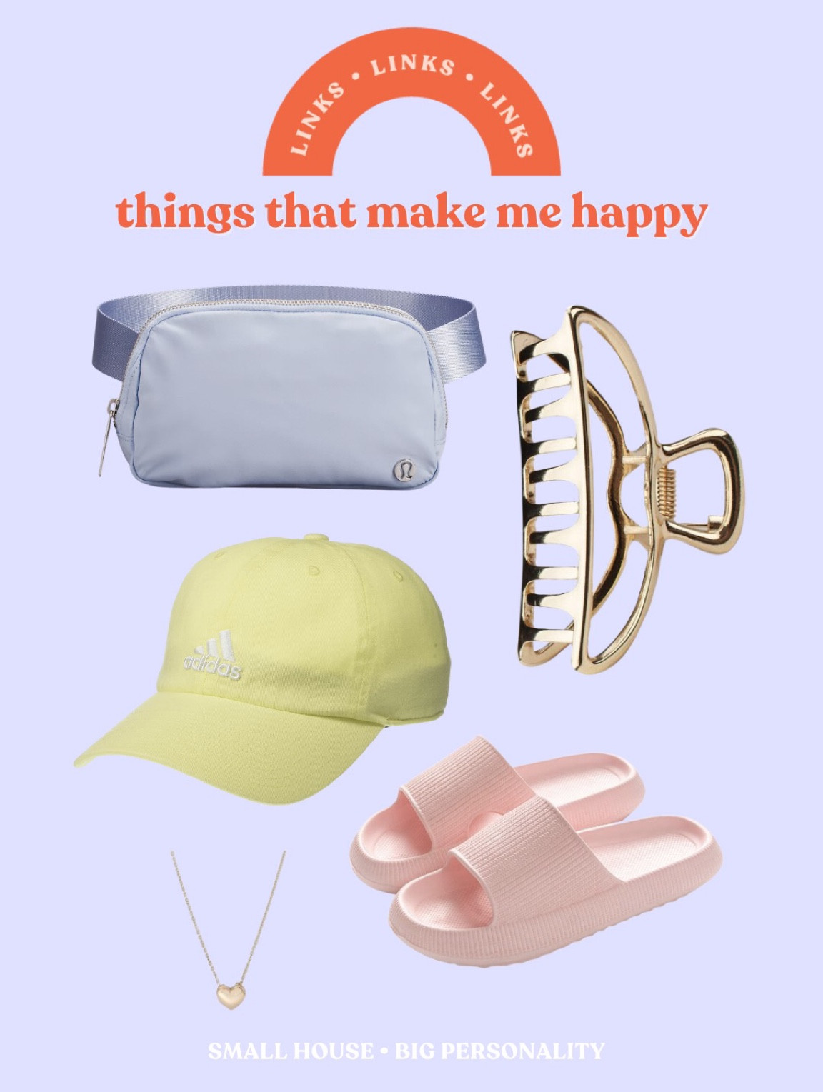 Accessories, Lulu Belt Bag, cross body bag, claw clip, adidas, adidas hat, cloud shoes, heart necklace, Walmart Fashion, Lulu Lemon. #lulubeltbag #beltbag #lululemon #crossbodybag #accessories #Walmartfashion

#LTKstyletip #LTKfit #LTKSeasonal