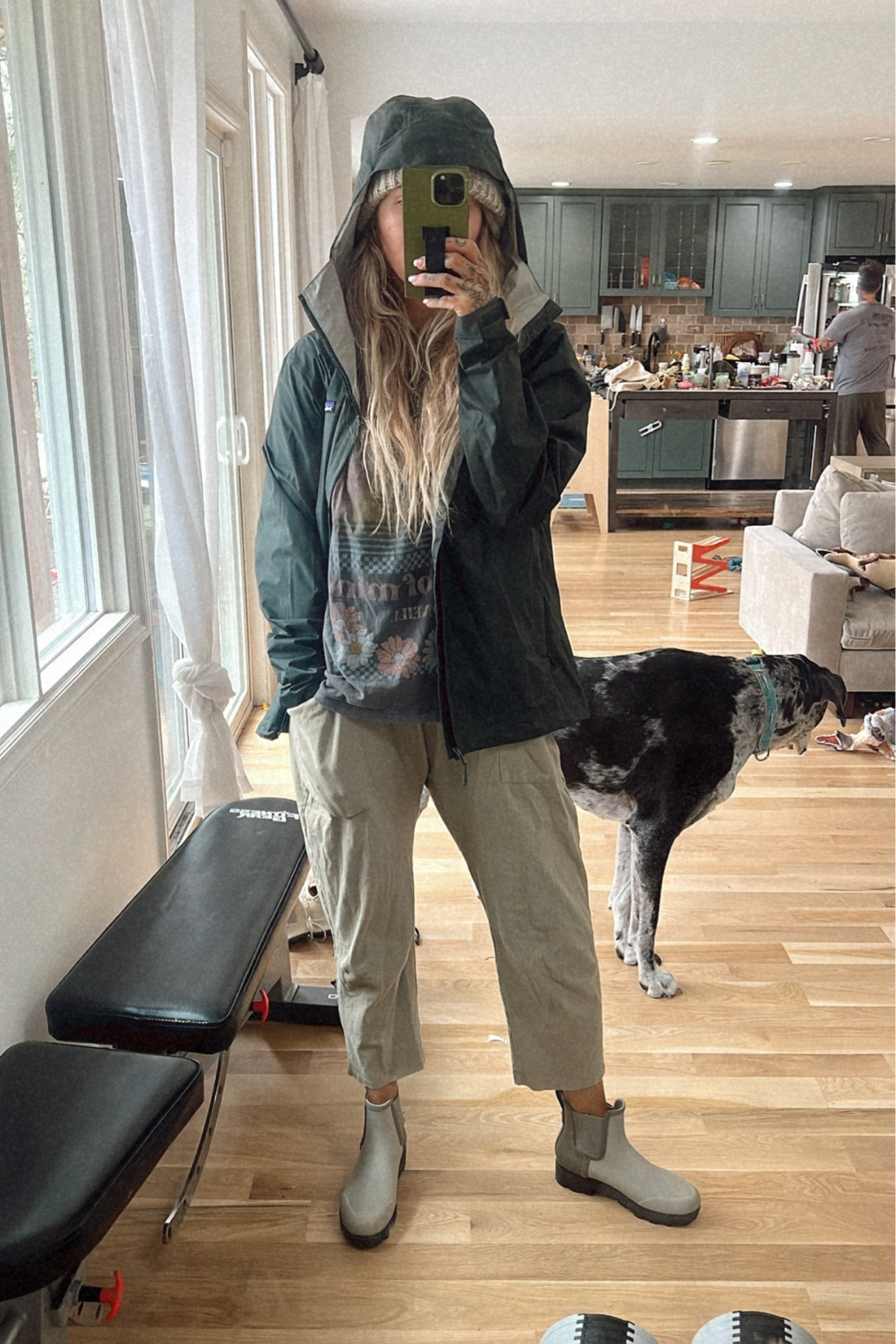 Running to the garden but it’s raining 16 weeks pregnant outfit. 🌧️🌸

#LTKSeasonal #LTKfit #LTKbump