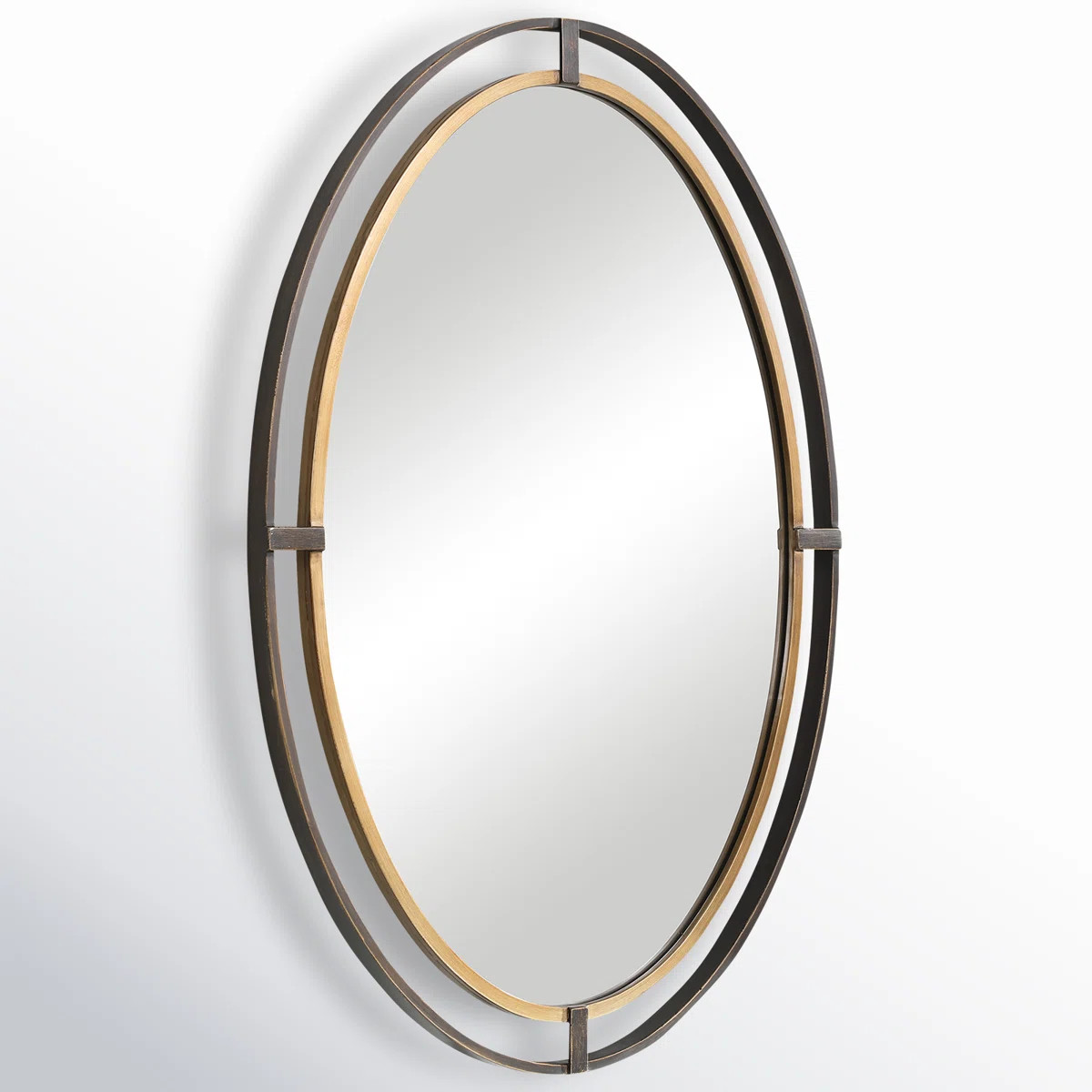Henning Metal Oval Wall Mirror | Wayfair North America