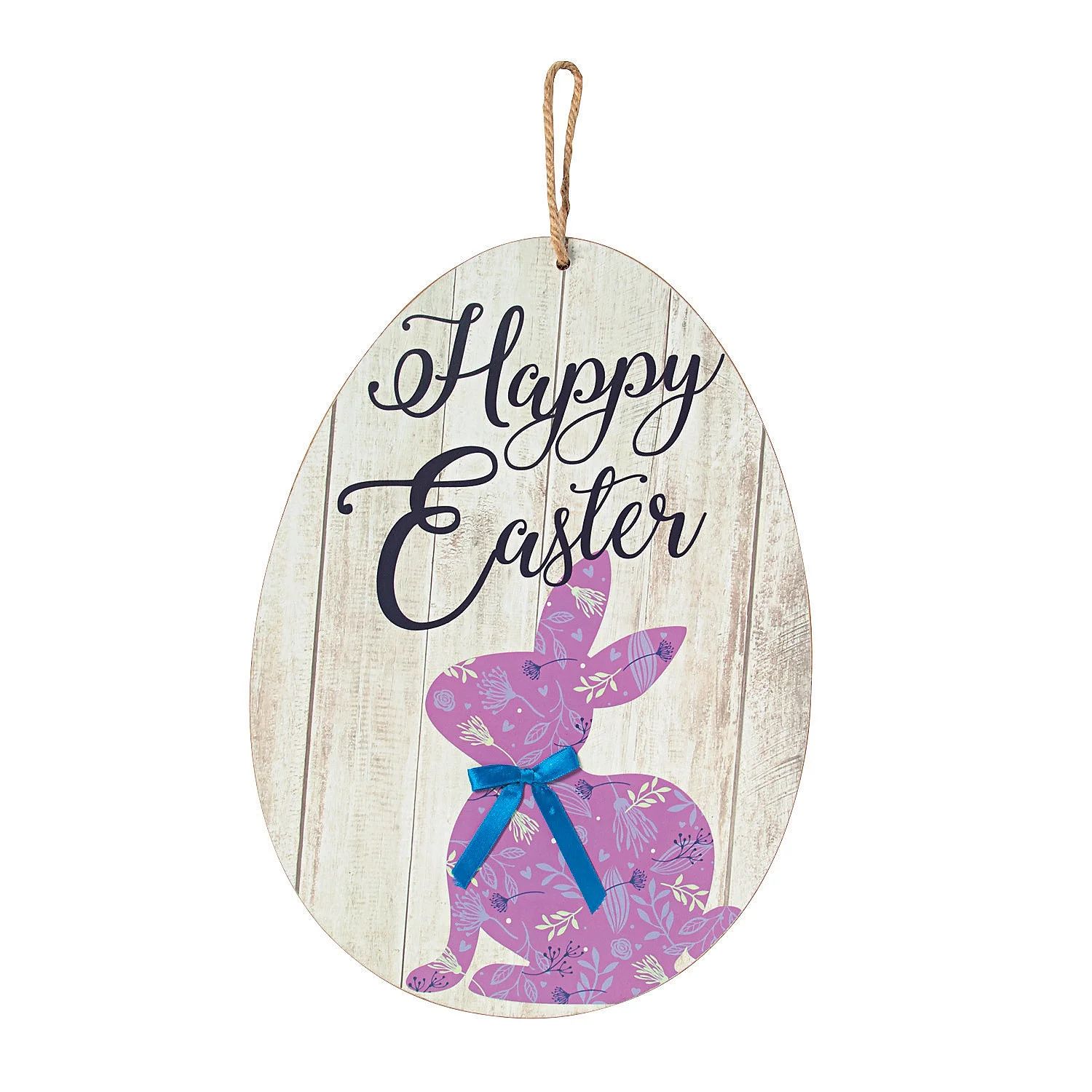 Easter Bunny Wood Door Sign - Home Decor - 1 Piece - Walmart.com | Walmart (US)