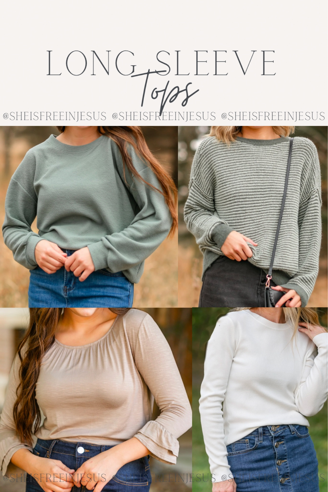 Long sleeve tops, fall outfit, comfy outfit, winter outfit, neutral tops, neutral outfit, modest outfits, Christian blogger, inherit co

#LTKFindsUnder50 #LTKSeasonal #LTKStyleTip