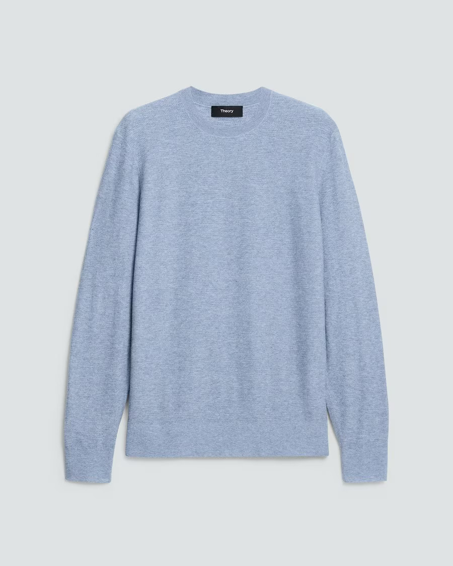 Riland Crewneck Sweater in Light Bilen | Theory