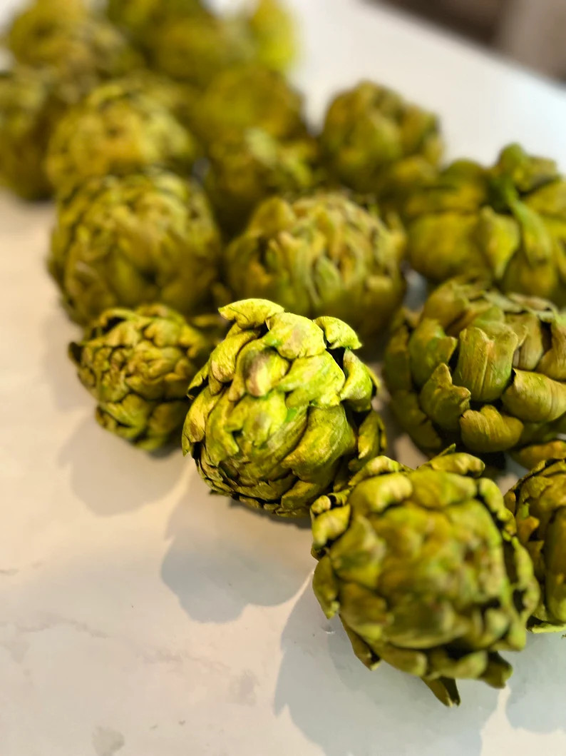 20 Dried Artichokes - Rustic Fall Decor (2-3 Inch) - Etsy | Etsy (US)