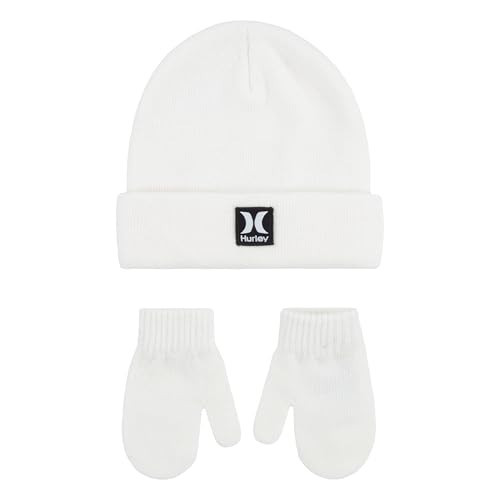 Hurley Baby Beanie and Mittens Set, Sail, 2/4T | Amazon (US)