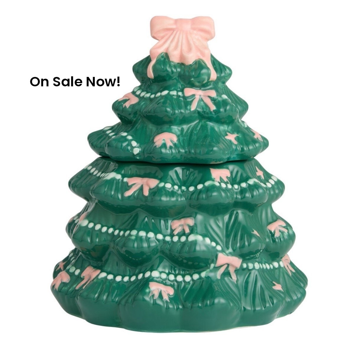 Vintage inspired green and pink bow Christmas tree cookie jar from world market are you kidding me!! Also on sale now & available for pick up!!

Christmas tree, cookie jar, holiday jar, holiday decor, Christmas party, Christmas baking, baking storage, Mallory Lee Richardson 



#LTKSaleAlert #LTKHoliday #LTKGiftGuide