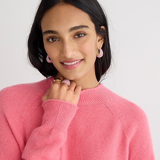Rollneck sweater in Supersoft yarn | J. Crew US