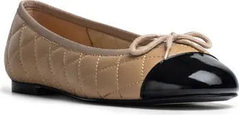 Belle Quilted Ballerina Flat (Women) | Nordstrom