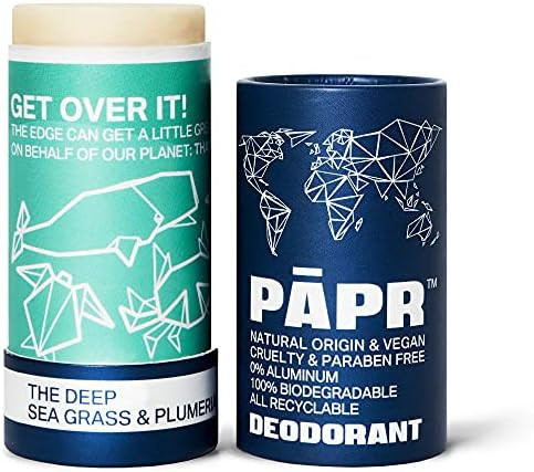 PAPR - Nature Powered, Clinically Proven, All Natural Deodorant in Zero Waste Paper Packaging (Th... | Amazon (US)