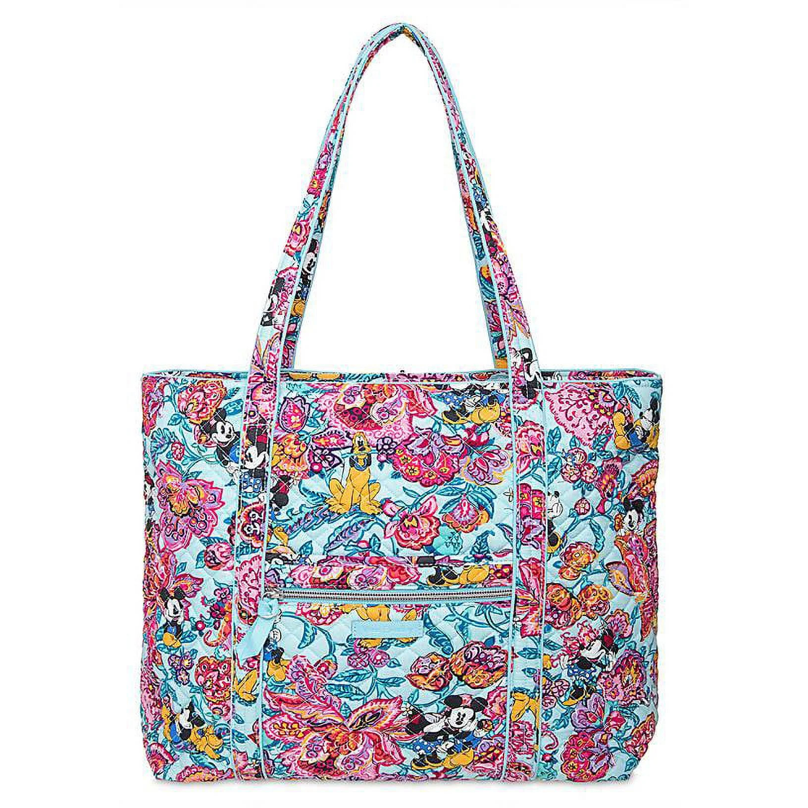 Disney Mickey Mouse and Friends Colorful Garden Iconic Vera Tote by Vera Bradley | Walmart (US)