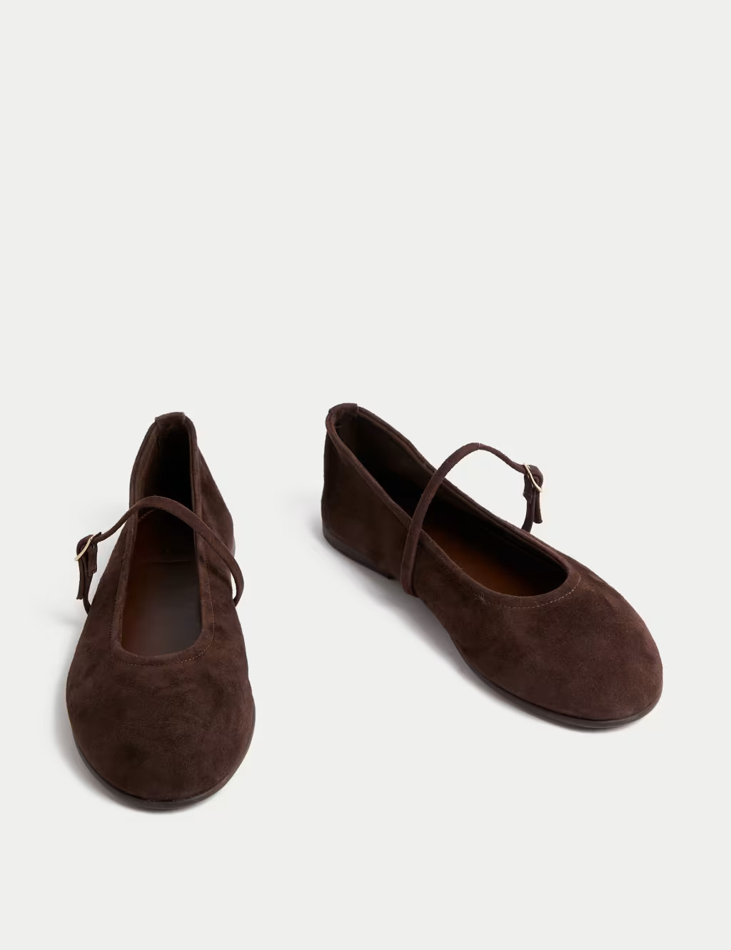 Suede Flat Mary Jane Ballet Pumps | Marks & Spencer (UK)