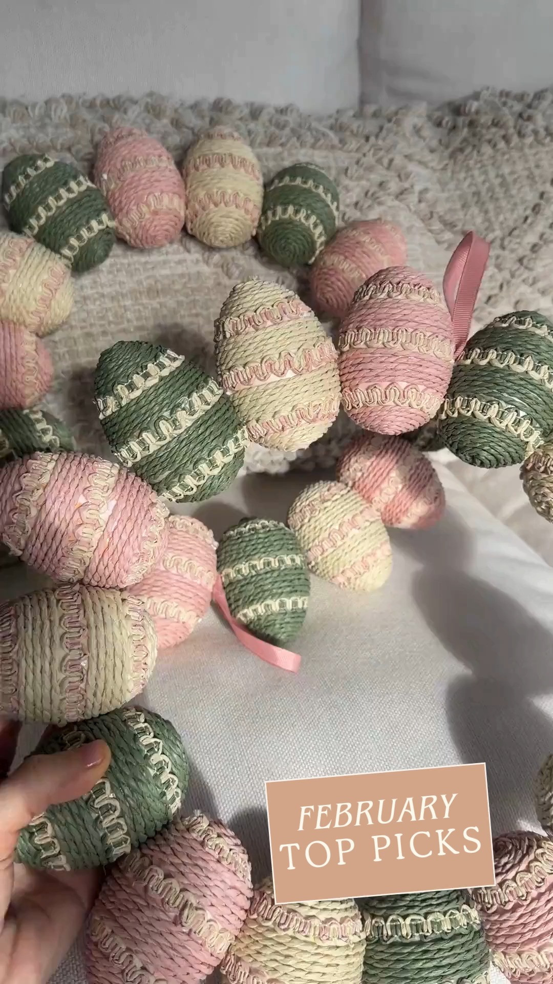 February top picks! This Target wreath adds the perfect neutral touch to your spring and Easter decor! 

 #LTKSeasonal #LTKHome