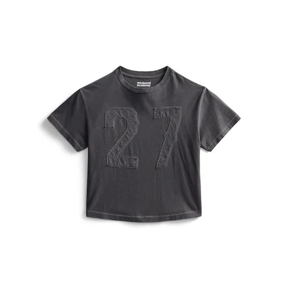Weekend Academy Boys Varsity Tee with Short Sleeves, Sizes 4-18 | Walmart (US)