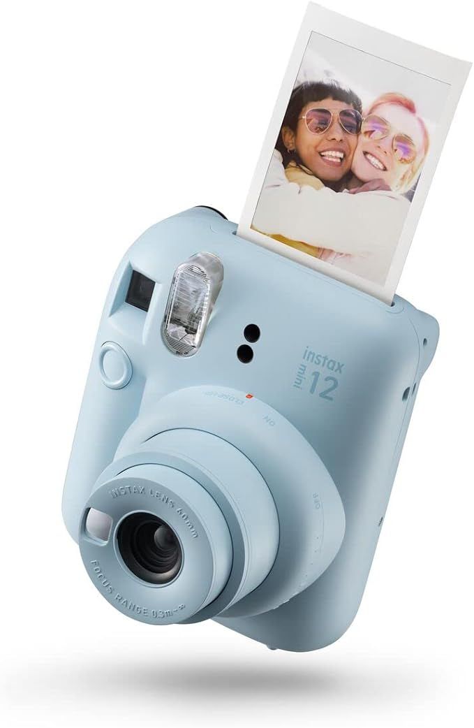 Fujifilm Instax Mini 12 Instant Film Camera - Pastel Blue | Amazon (US)