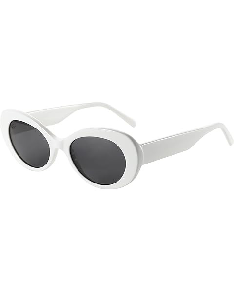 mosanana Oval Retro Trendy Sunglasses for Women 90s Style MS52371 | Amazon (US)