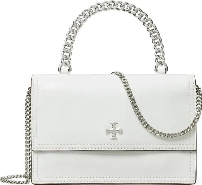 Tory Burch Kira Distressed Mini Top Handle Wallet on a Chain | Nordstrom | Nordstrom