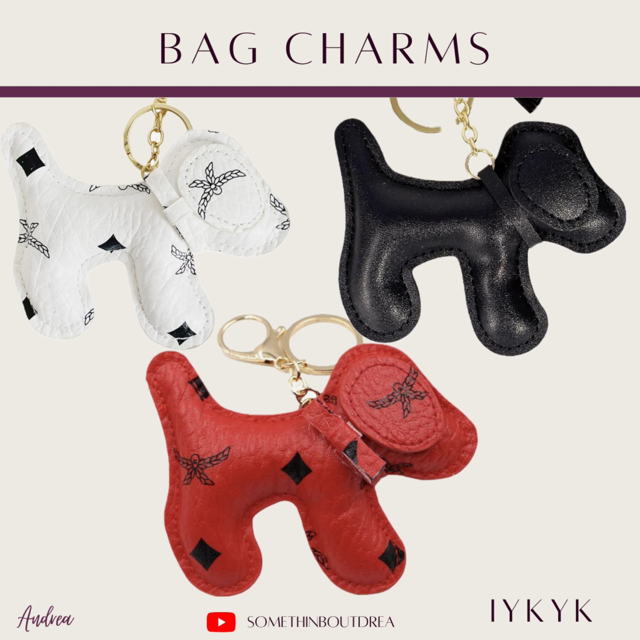 Trendy bag charms. Affordable bag charms #amazon #bagcharms #pursejewelry 

#LTKStyleTip #LTKGiftGuide #LTKFindsUnder100