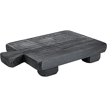 Wood Pedestal Stand Riser Wood Footed Tray for Bathroom Home Kitchen Sink Holder Wooden Soap Hold... | Amazon (US)