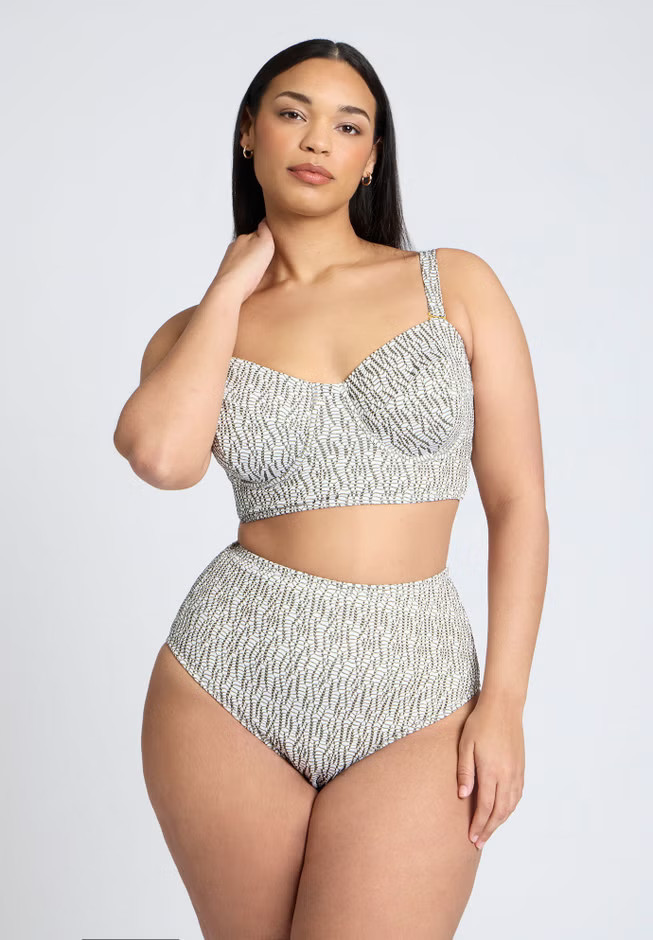 High Waisted Bikini Bottom | Eloquii