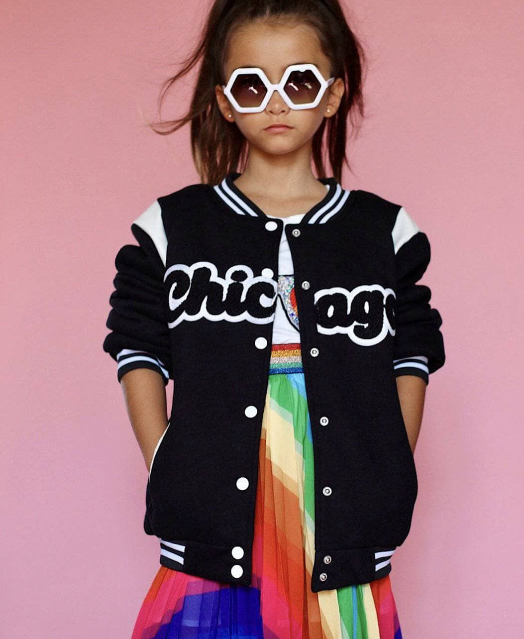 Chicago Varsity Bomber Jacket | Lola + The Boys