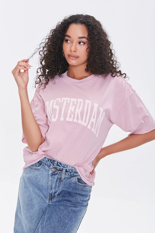 Amsterdam Graphic Oversized Tee | Forever 21 (US)