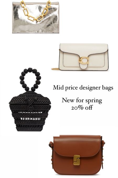 Use code spring20 for new spring designer bags on sale 🖤 

#LTKstyletip #LTKsalealert #LTKitbag