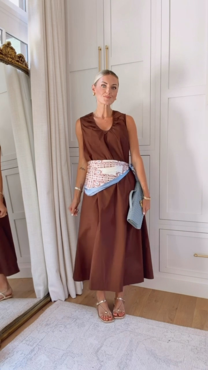 This brown maxi dress is so versatile - very easy to accessorize & layer with going into fall! Wearing S!

Loverly Grey, Amazon, brown dress, maxi dress, transitional outfit

#LTKSeasonal