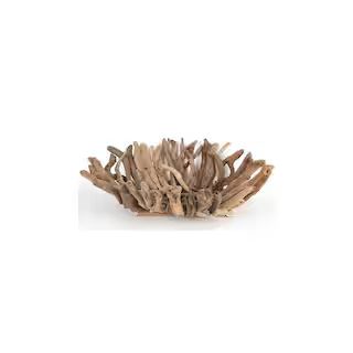 Storied Home Driftwood Natural Decorative Bowl DA0676 - The Home Depot | The Home Depot