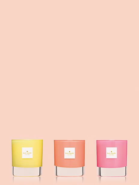 Kate Spade Live Colorfully Candle Trio, Pink | Kate Spade (US)