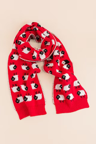 franki Black Sheep Scarf for Girls | Francesca's