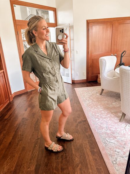 Wearing small in this romper from Walmart!! Perfect for summer.  

#LTKMidsize #LTKFindsUnder50 #LTKFestival