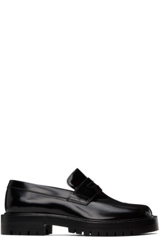 Black Tabi Loafers | SSENSE