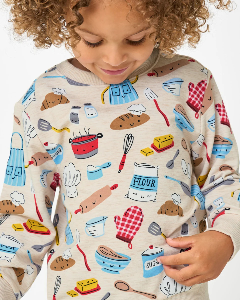 Little Chef Crewneck Sweatshirt | Little Sleepies