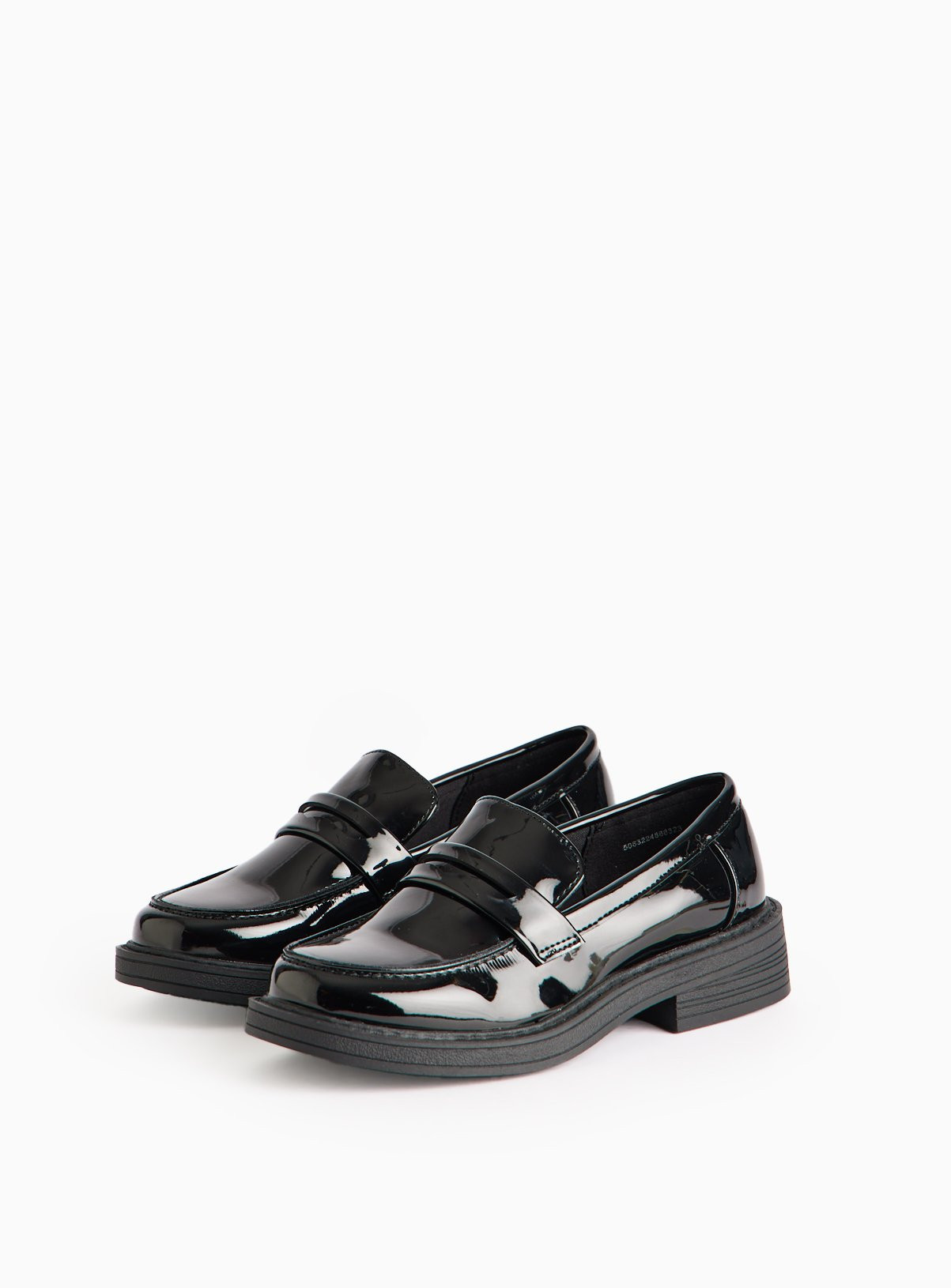 Black Patent Loafers 10 Infant | argos.co.uk