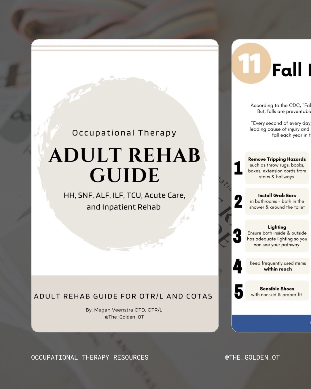 Checkout the OT resources I’ve created to:

▫️Improve patient outcomes

▫️Increase efficiency

▫️Improve productivity

▫️NBCOT study prep

▫️Bridge the gap from OT student to practitioner 

#LTKstorytime #LTKGiftGuide #LTKdayinmylife