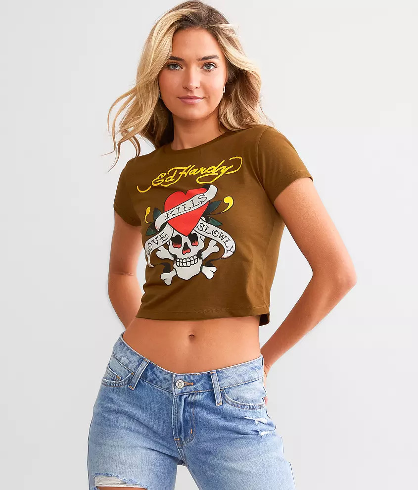Ed Hardy Skull Baby T-Shirt | Buckle