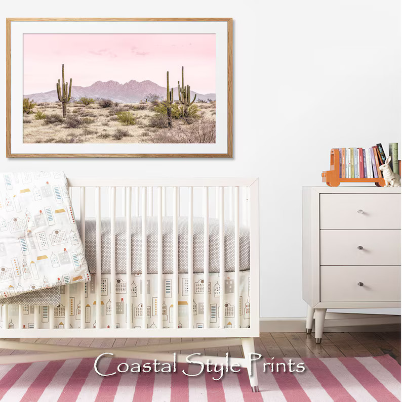 Pink Desert Wall Decor Desert Photography Art Desert Photo | Etsy | Etsy (US)