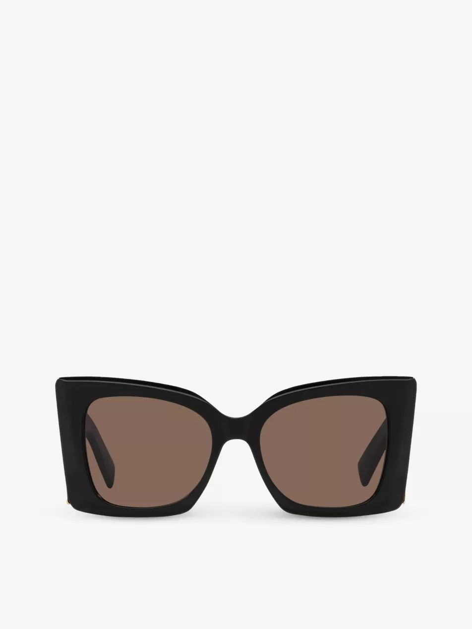 M119 Blaze rectangle-frame acetate sunglasses | Selfridges