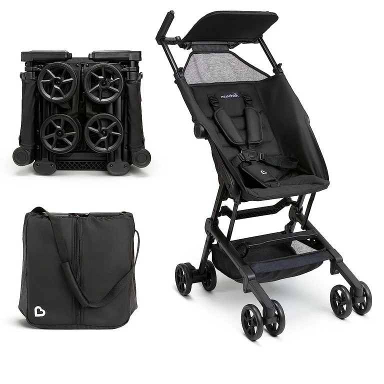 Munchkin® Sparrow™ Ultra Compact Lightweight Travel Stroller for Babies & Toddlers, Black, Uni... | Walmart (US)