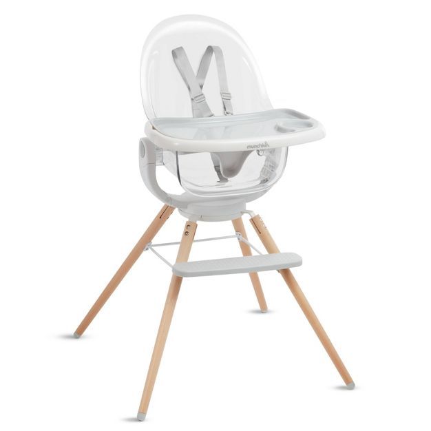 Munchkin Cloud Baby High Chair with 360° Swivel - Clear | Target